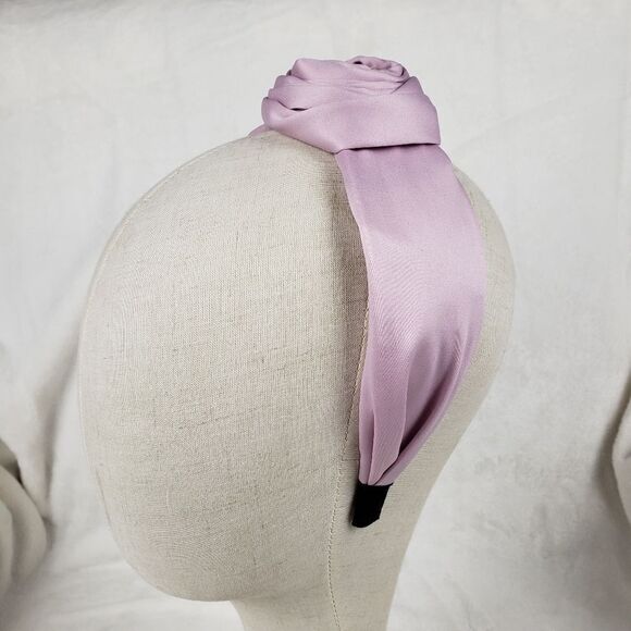 Lavender Rosette Headband - Picture 2 of 4